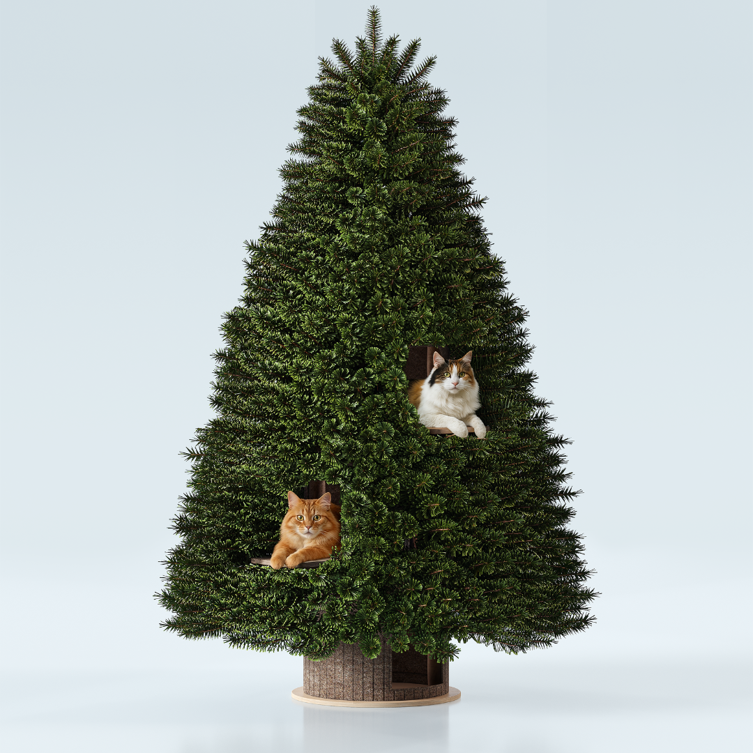 Cat Christmas Tree