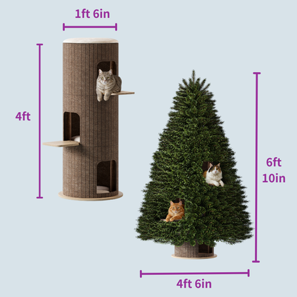 Cat Christmas Tree